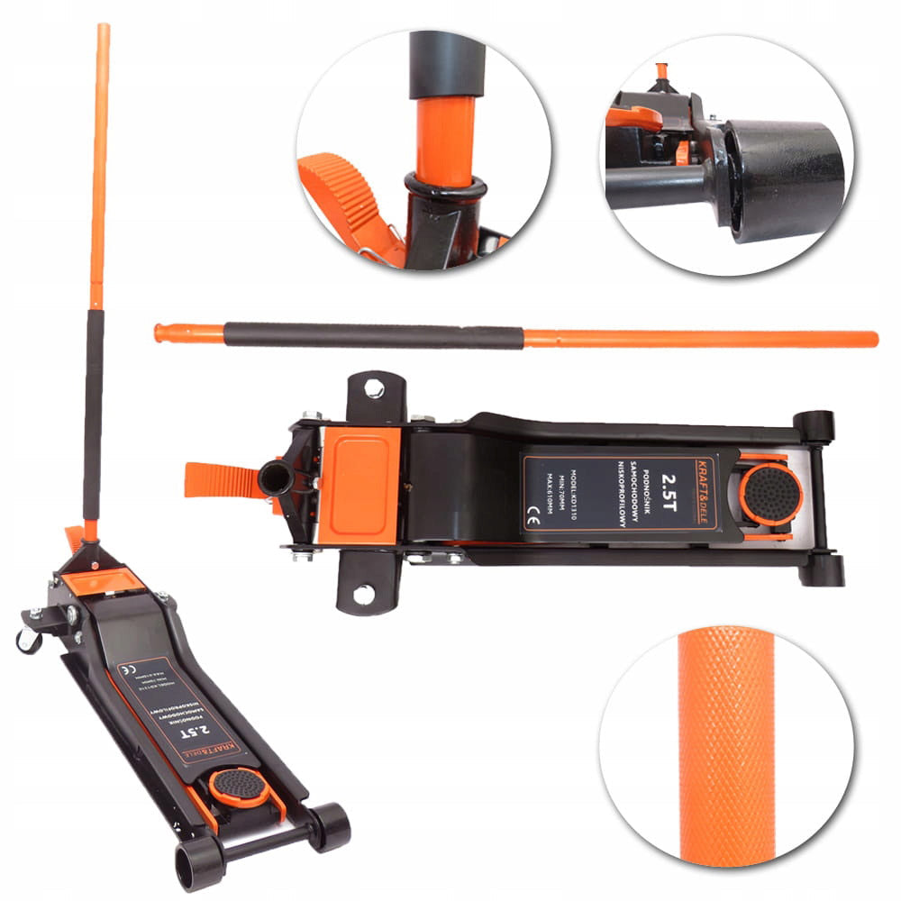 *OFERTE-DE-VARA* Cric hidraulic KRAFTSON % Import Polonia %  1310, 2.5 tone, ridicare inaltime 70-610mm