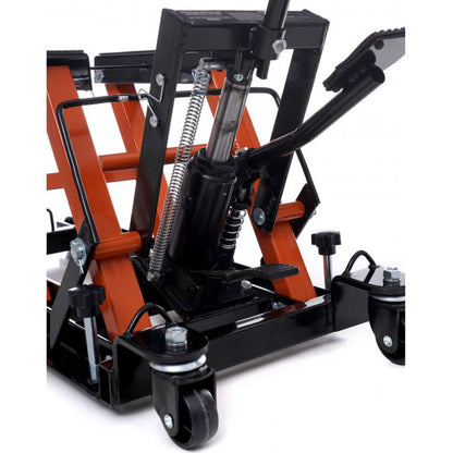 Cric hidraulic POLSKI K353, pana la 500kg, lungime furca 680mm, inaltime maxima 400mm