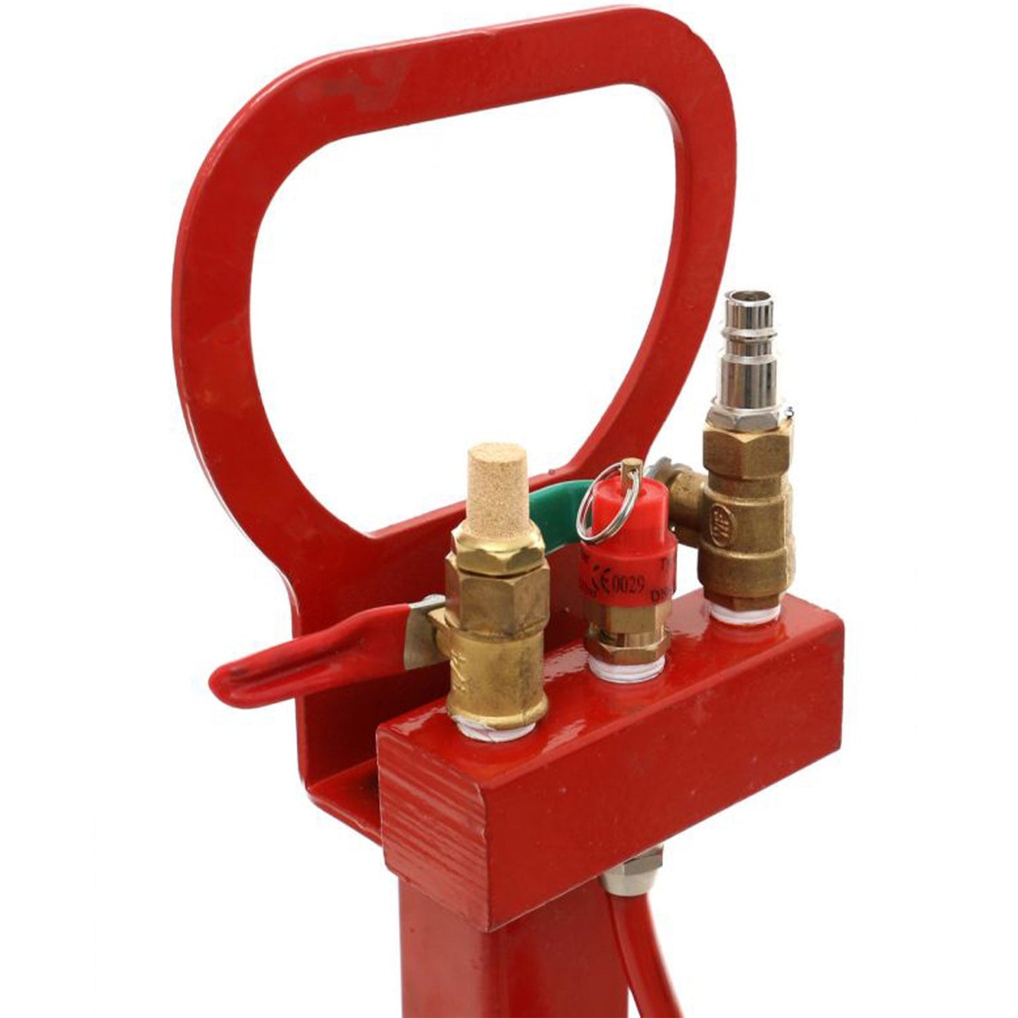 Cric hidraulic pneumatic cu perna de aer Kraft&Dele KD369, 4.5T