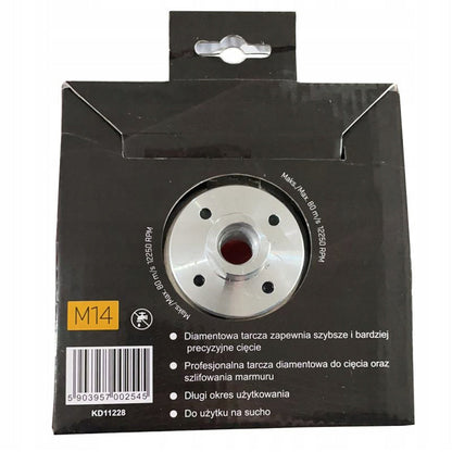 Disc slefuire diamantat pentru muchii ascutite marmura, granit, placi ceramice, Diametru 125mm, POLSKI K11228, Poza5