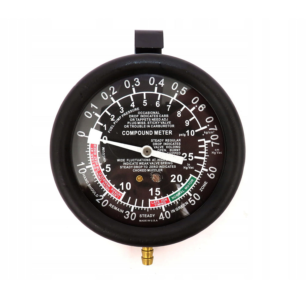 Dispozitiv testare compresie sau presiune de tip Manometru cu afisaj, include accesorii, POLSKI K10589, Poza4