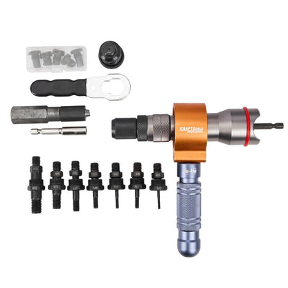 Trusa de niturire cu piulite filetate (3 in 1) POLSKI K5470, 2.4-6.4mm si M3-M12