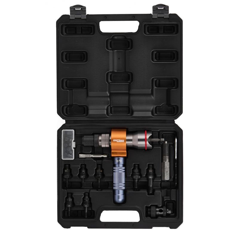 Trusa de niturire cu piulite filetate (3 in 1) POLSKI K5470, 2.4-6.4mm si M3-M12