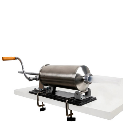 *WINTER SALE*DORELL® ALÈGE* Aparat Umplut Cârnați Orizontal 5.5 kg, din Inox, + 5 Pâlnii incluse, Porc+Vita+Oaie
