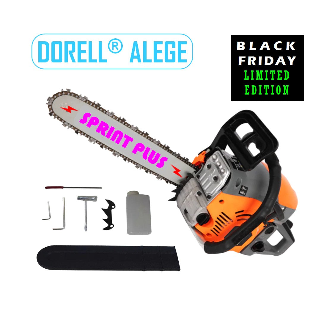 *DORELL® ALEGE* Super Drujba Limited Edition SPRINT PLUS, 4.4CP, 58CC, accesorii incluse BF