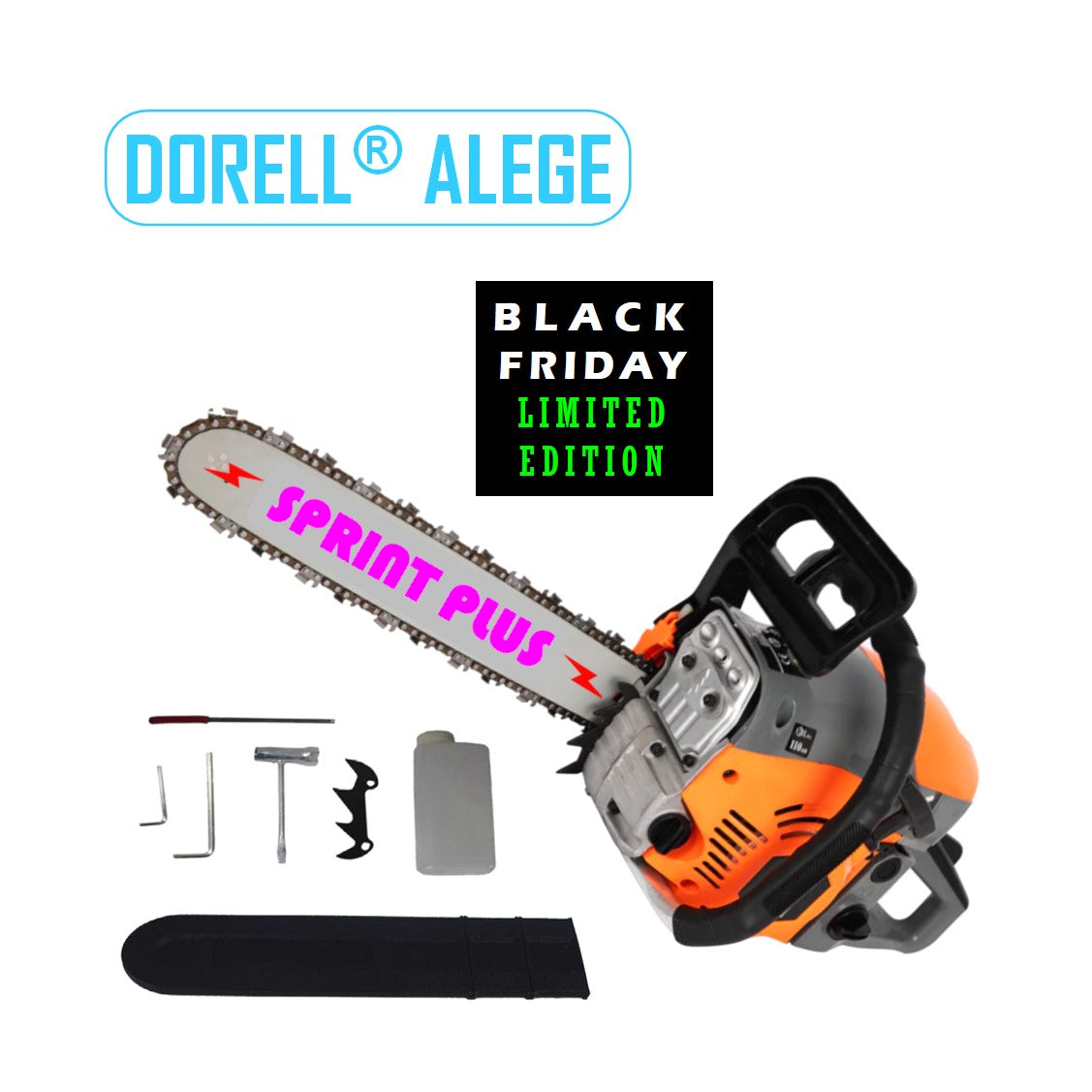 *DORELL® ALEGE* Super Drujba Limited Edition SPRINT PLUS, 4.4CP, 58CC, accesorii incluse BF