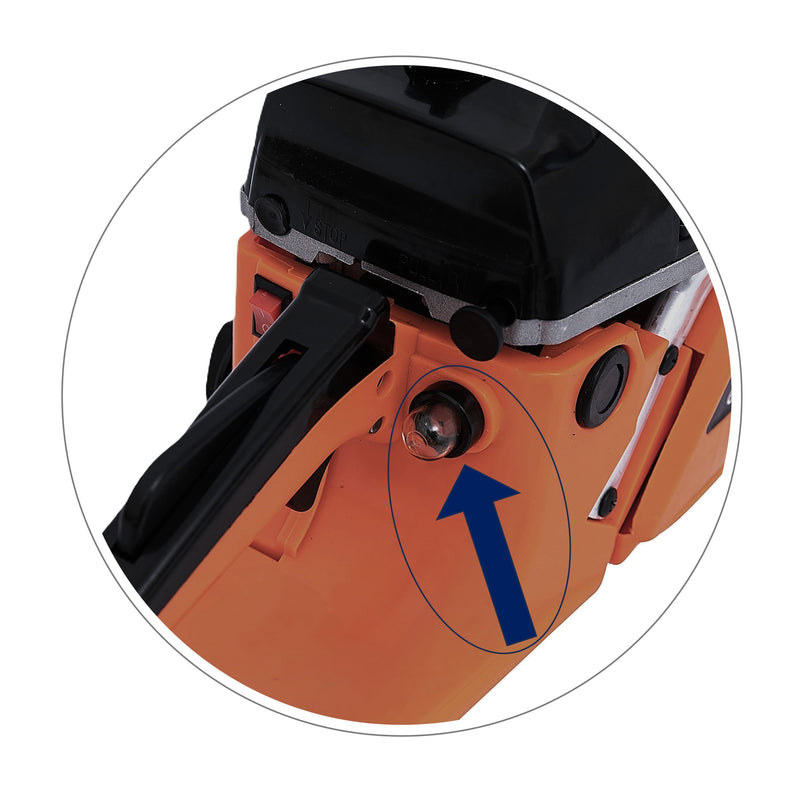 PRIMAVARA-OFERTELOR Drujba BESTIA NEAGRA, 4.4kW, lama 40cm PANDUR, 52cc, gheara si accesorii incluse, BlackOrange