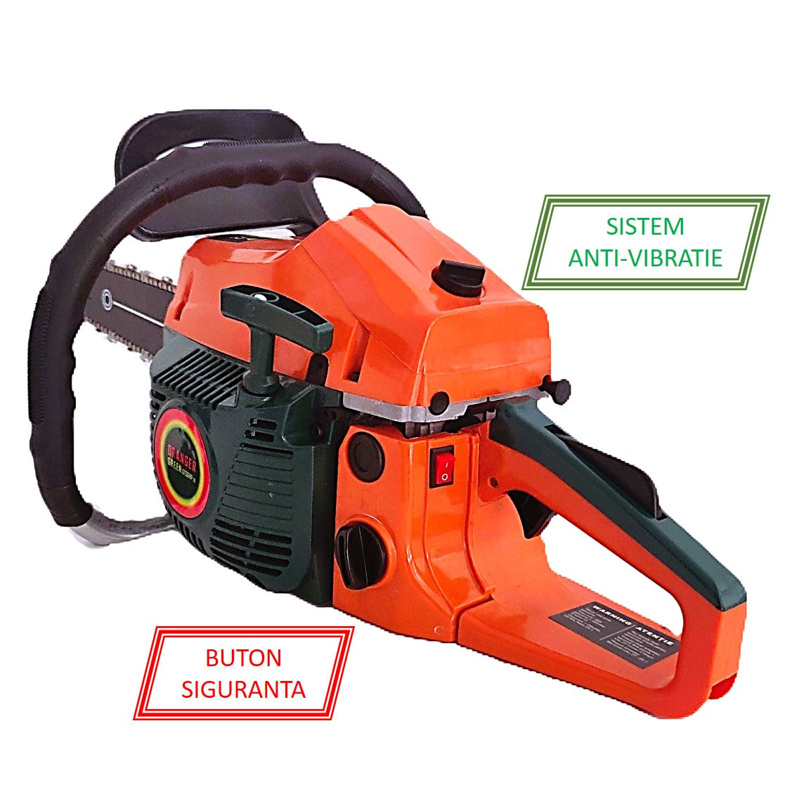 *BLACK-FRIDAY* Drujba DUBAI Verde, 4.4kW, 52CC, lama PANDUR 40cm