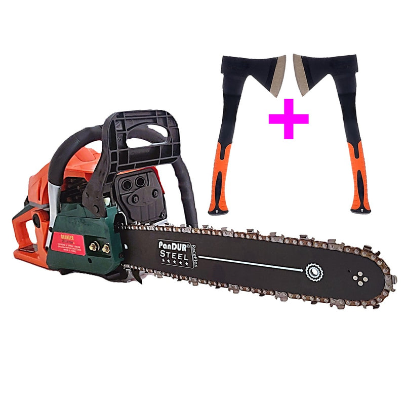 *BLACK-FRIDAY* SET Motoferăstrău DUBAI Foresters Racing, 4.4kW, lama 40cm PANDUR, + 2xToporișcă de o mână