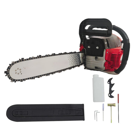 SEZONUL-OFERTELOR la Drujba Benzina MICUL ALPIN 5200CB ROSU, 4.5CP, 52cc, Steel BLADE cu ADBO, accesorii