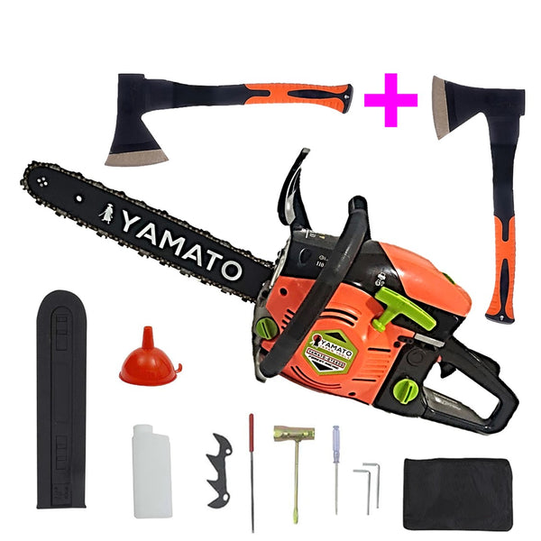 *PROMO* SET Drujba YAMATO GT5800 + 2xTOPORISCA, 5kW, lama 40cm, Accesorii incluse