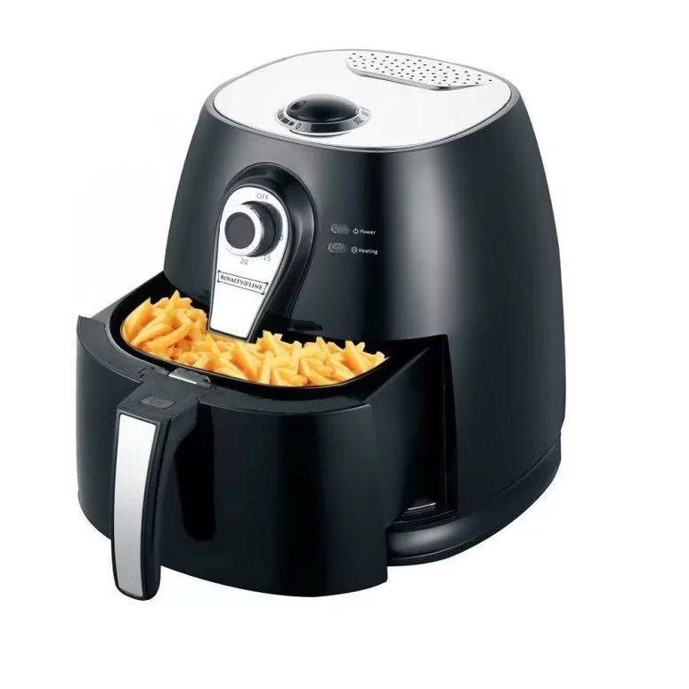 Fripteuza AirFryer cu aer cald Royalty Line 3L 1400W,black,RL-AF3.1 B