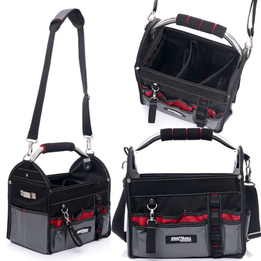 *OFERTE-DE-VARA* Geanta pentru unelte KRAFTSON % Import Polonia %  2036, 12 inch, maner metalic
