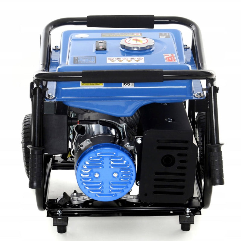 Generator curent Kraft&Dele KD142 3000W, 230V, 7CP, 4 timpi, stabilizator tensiune (AVR), roti transport, Accesorii incluse