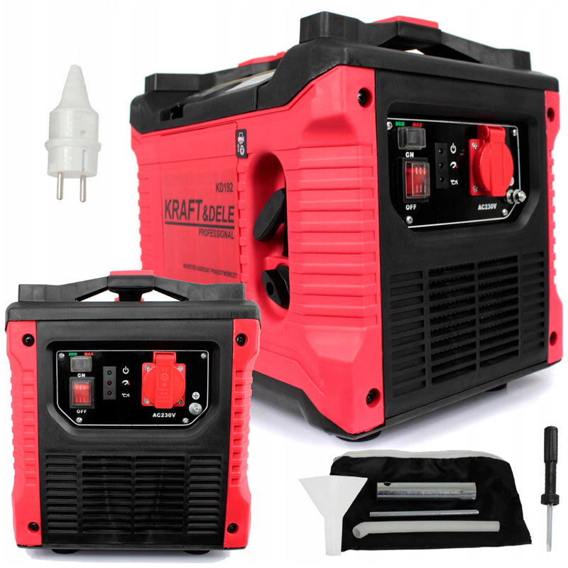 Generator curent silentios Kraft&Dele KD192, 230V, 1.5CP, stabilizator tensiune (AVR)