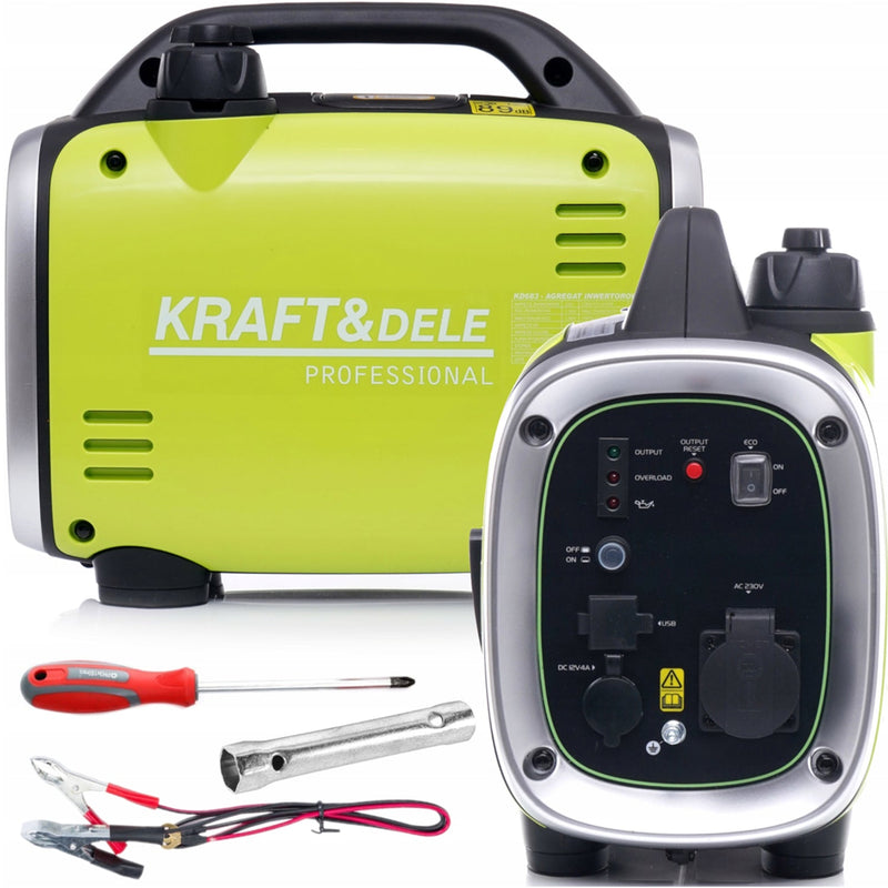 SEZONUL-OFERTELOR la Generator curent silentios Kraft&Dele KD683, 230V, stabilizator tensiune (AVR)