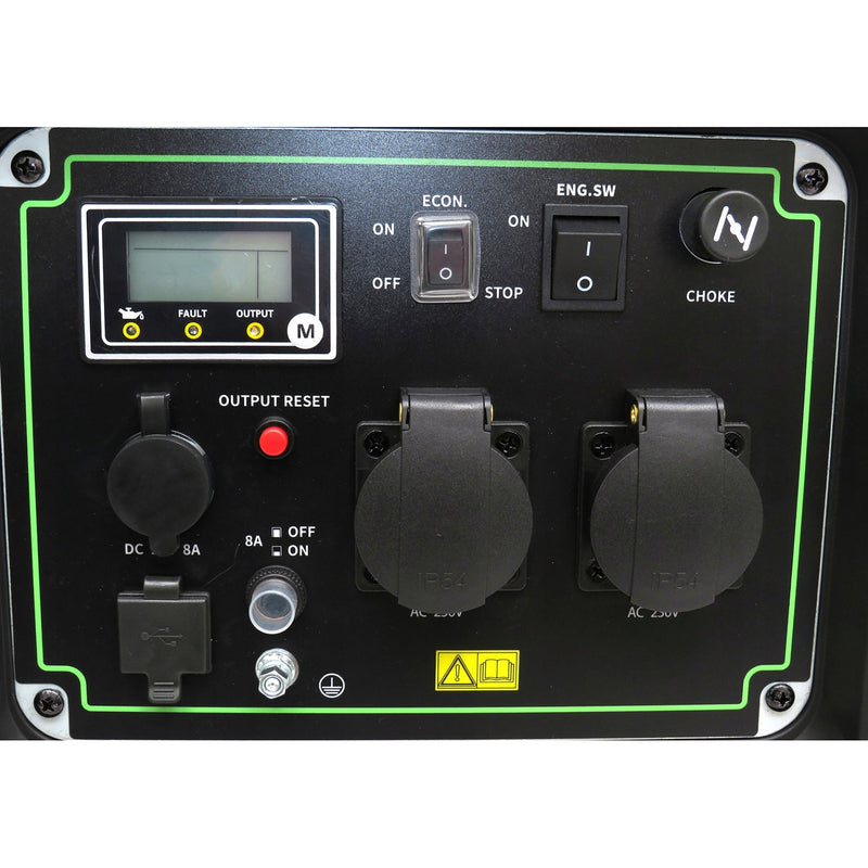 *OFERTELE-IEPURASULUI* Generator curent silentios profesional Kraft&Dele KD686, 230V, 4 timpi, stabilizator tensiune (AVR), roti transport, accesorii incluse