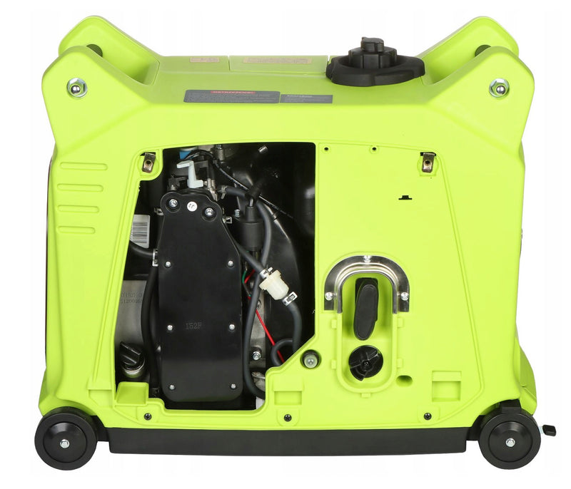 Generator curent silentios profesional Kraft&Dele KD681, 3300W, 230V, stabilizator tensiune (AVR), roti transport
