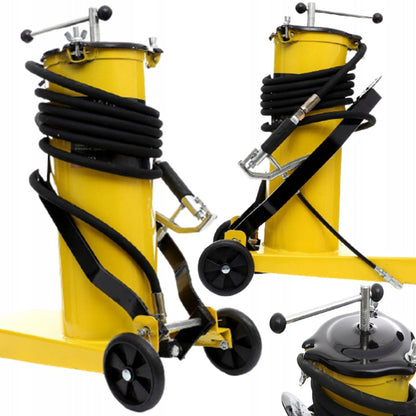 Gresor pneumatic KRAFTSON % Import Polonia %  1441, capacitate 6l, 25mPa, profesional, pentru vaselina, unsori