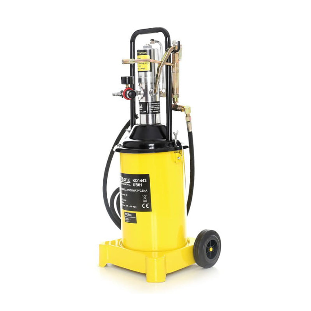 Gresor pneumatic capacitate 12l, profesional, pentru vaselina si unsori, POLSKI K1443, Poza3