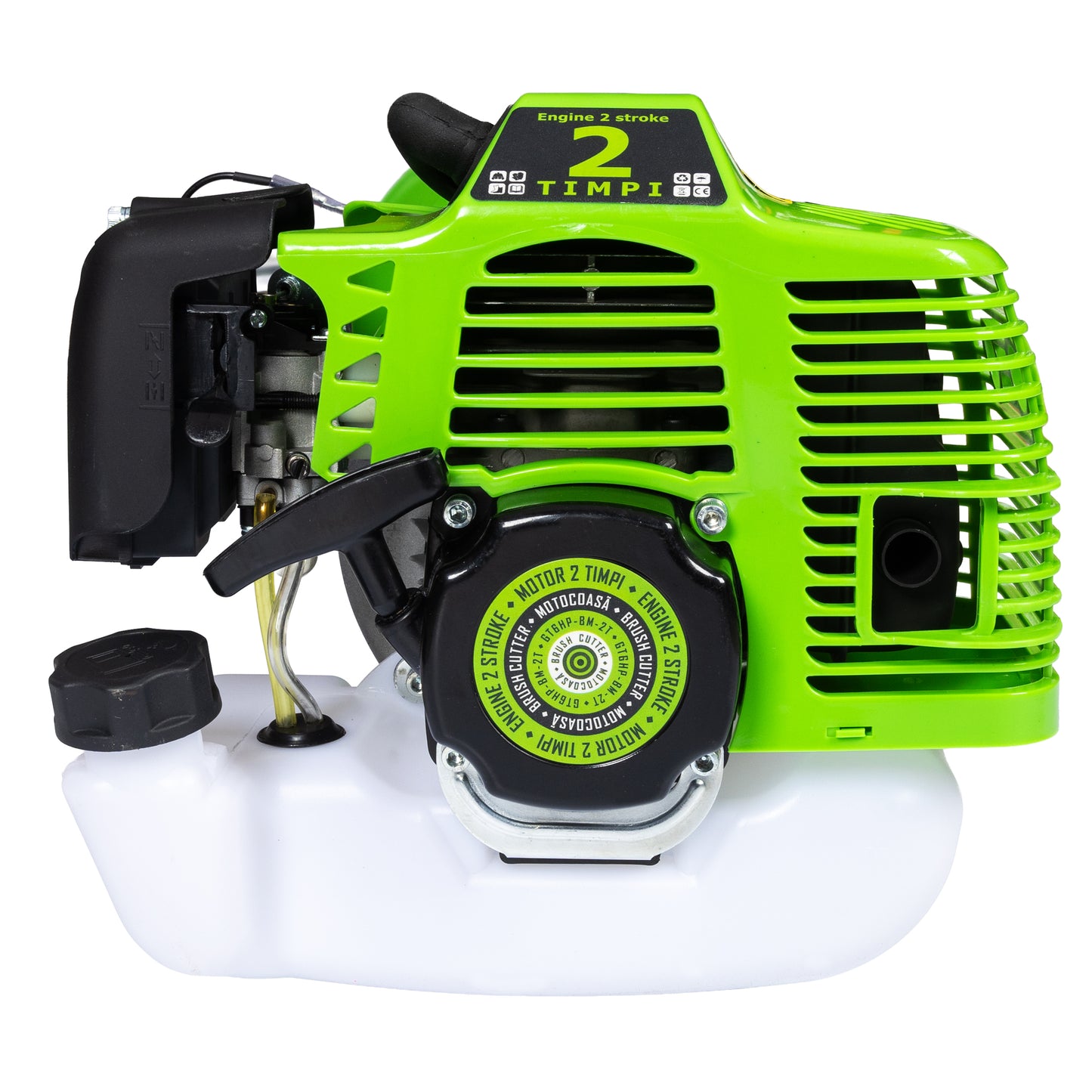 Motocoasa E-FERMIERUL GT6HP-BM-2T, GREEN-Neon, 9.6CP + Extra Disc Vidia CADOU