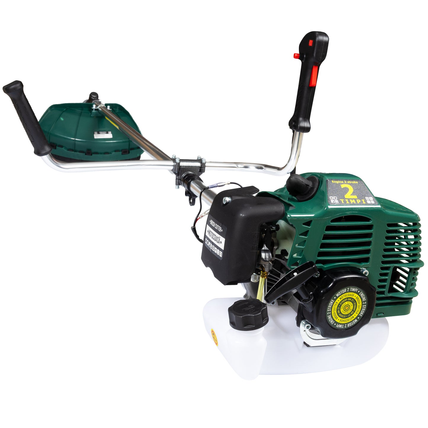 Set Motocoasa LIDERMAN GTO6HP-BM-2T, GREEN-Racing, 9.7CP + Cap tip Drujba pentru Crengi + Extra disc vidia CADOU