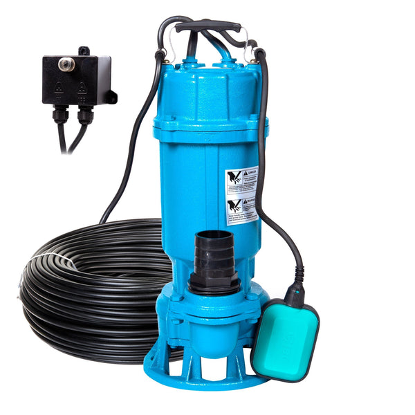 Pompa apa murdara cu tocator IBO Dambat FURIATKA 750, 750W, 350 l/min, intrerupator cu flotor, submersibila