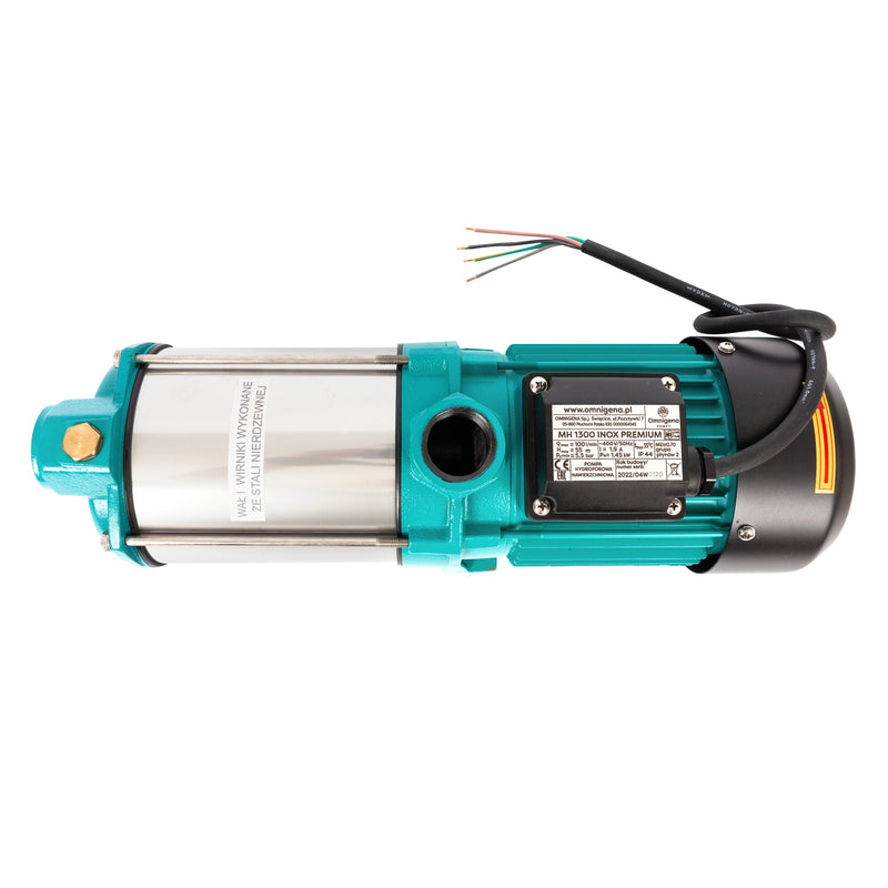 Pompa de suprafata Omnigena MH 1300 INOX PREMIUM, 400V, 1.45kW, 100l/min, H refulare 55m