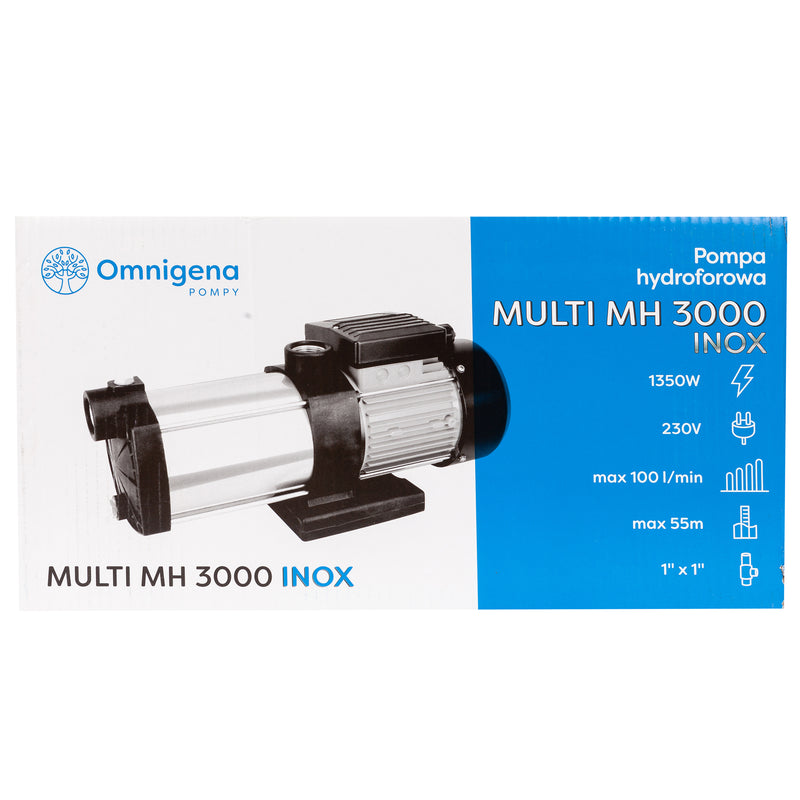 Pompa de suprafata Omnigena Multi MH 3000 INOX, 230V, 1.35kW, 100l/min, H refulare 55m