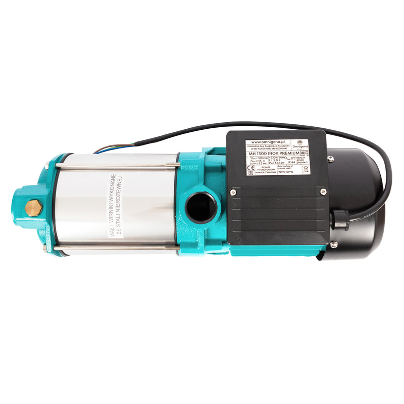 Pompa de suprafata Omnigena MH 1300 INOX PREMIUM, 230V, 1.45kW, 100l/min, H refulare 55m