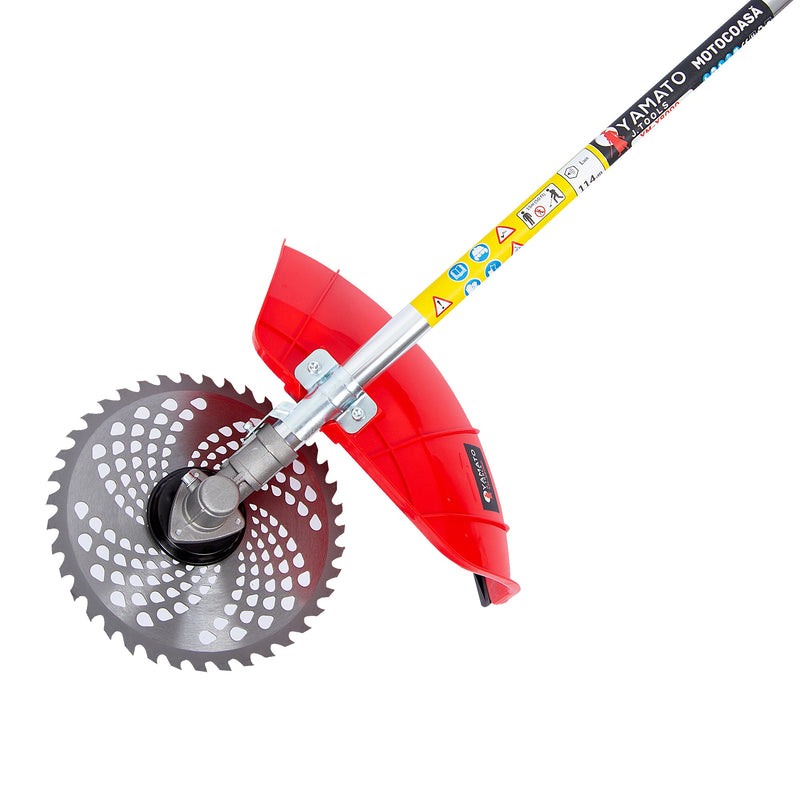 *BuZZ* Set Motocoasa 7.2CP YAMATO® WarpSpeed X8000, 10.000 RPM, + Cultivator, + Prasitoare, 12 Accesorii Incluse, Vidia