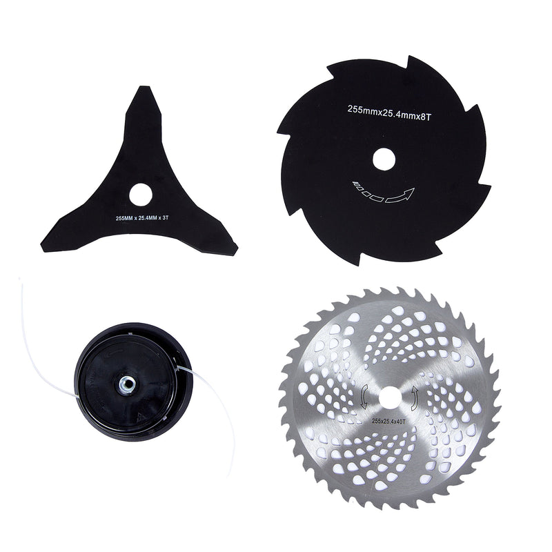 *SPRING-BuZZ* Set Motocoasa 7.2CP YAMATO® WarpSpeed X8000, 10.000 RPM, + Cultivator, + Prasitoare, 12 Accesorii Incluse, Vidia