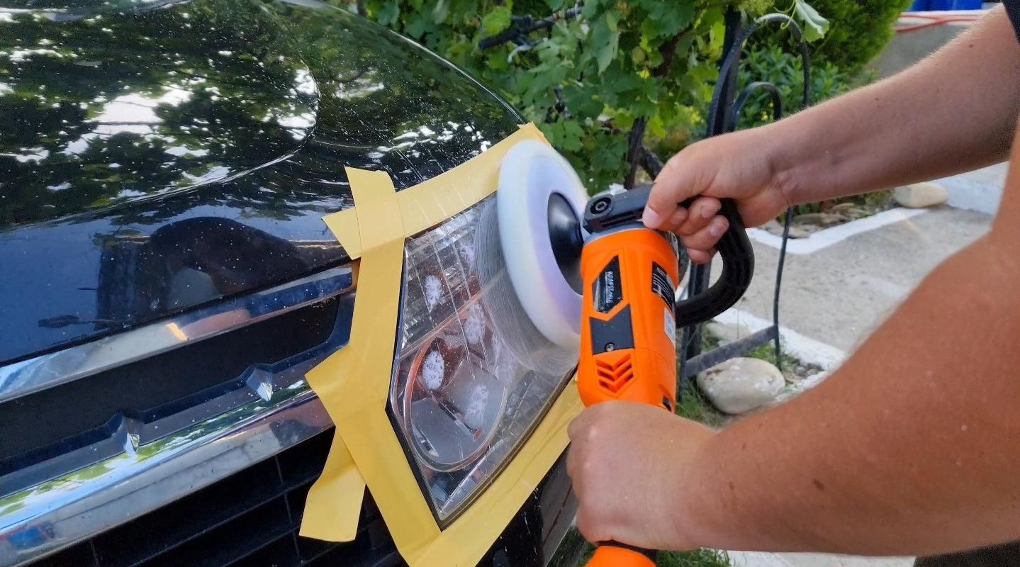 Masina de lustruit si polisat VOKNER 1726, 2600 W, 180 mm, turatie reglabila