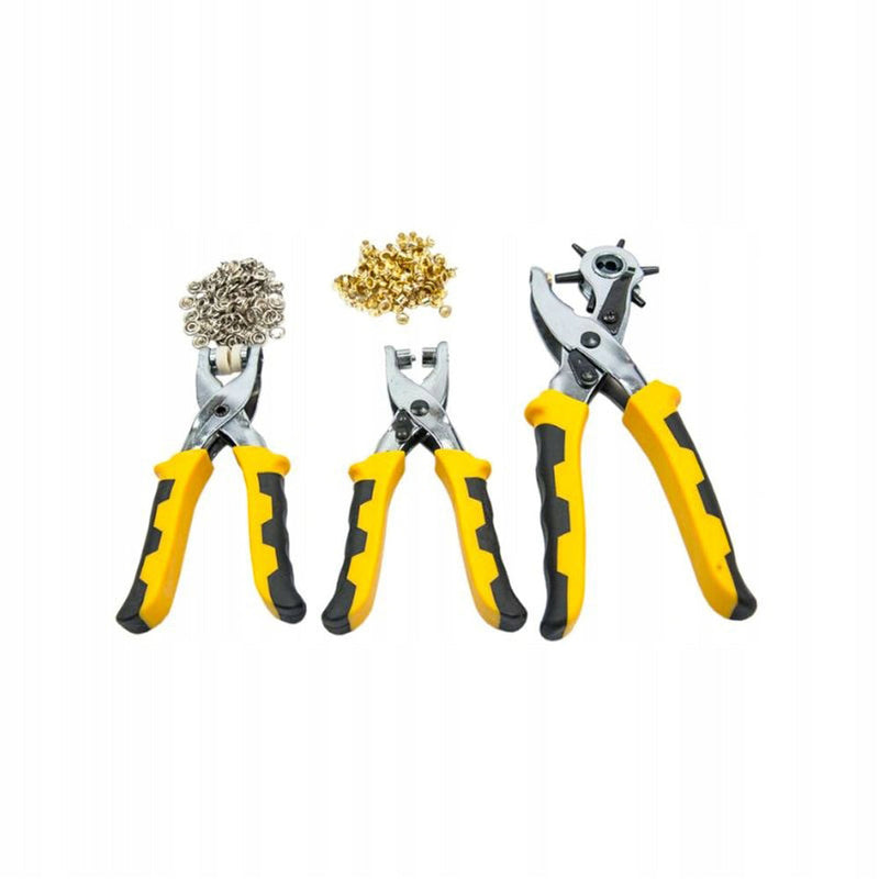 *OFERTELE-IEPURASULUI* Kit pentru gaurit materiale din piele, textile, carton KRAFTSON % Import Polonia %  10552