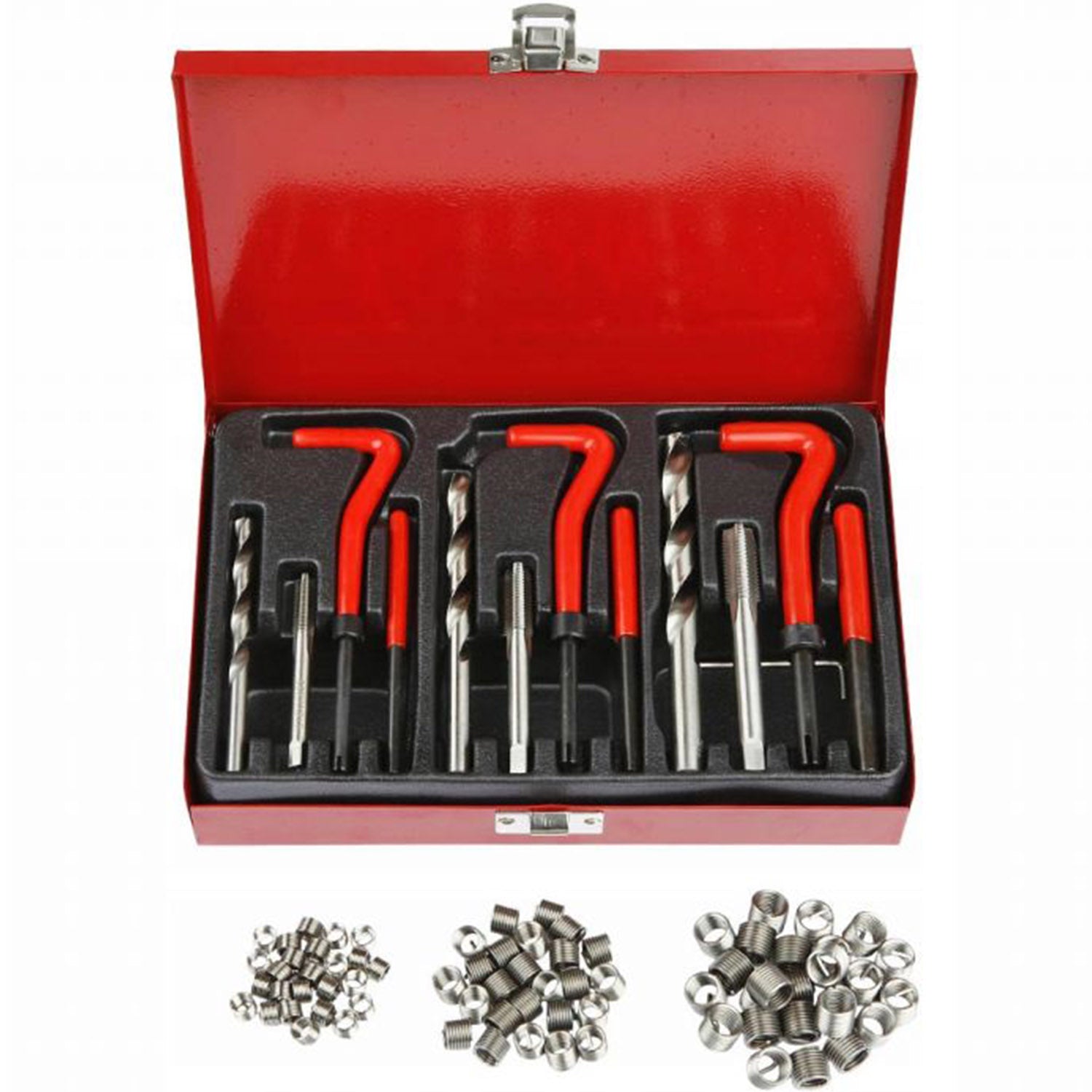 Kit reparatie filete prin bucsare, contine 88 elemente, valiza de transport inclusa, POLSKI K10591, Poza2