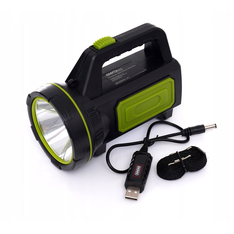 Lampa LED cu acumulator KRAFTSON % Import Polonia %  1241, 10W, 1200Lm, baterie reincarcabila