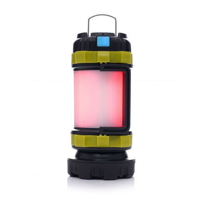 Lanterna LED Alb-Rosu pentru camping, drumetii, pescuit, agricultura, acumulator 3000mAh, reincarcare prin USB, POLSKI K1240, Poza9