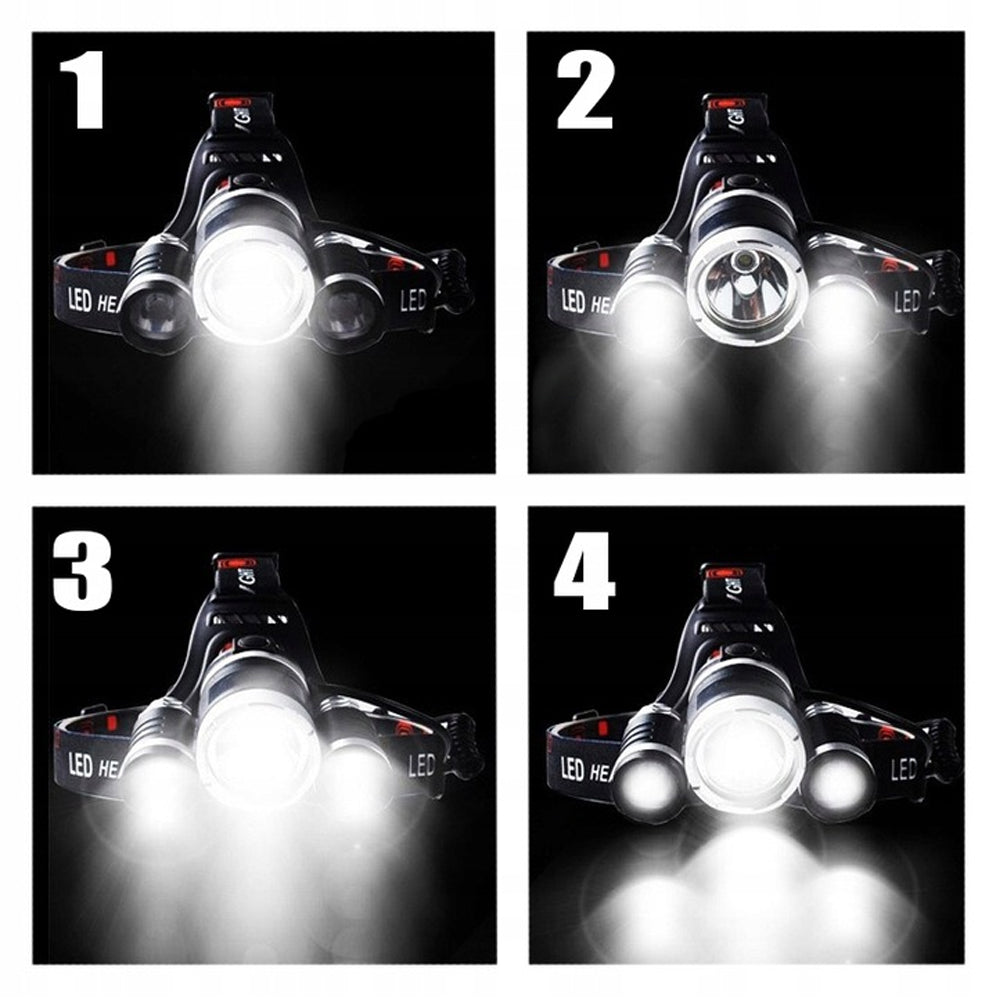 Lanterna LED pentru cap POLSKI K1245, raza de actiune 500m