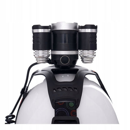 Lanterna cu LED fixare pe cap, 5 LED, reglaje multiple, POLSKI K1247, Poza6