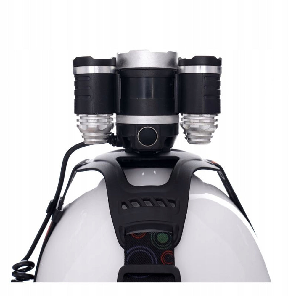 Lanterna cu LED fixare pe cap, 5 LED, reglaje multiple, POLSKI K1247, Poza6