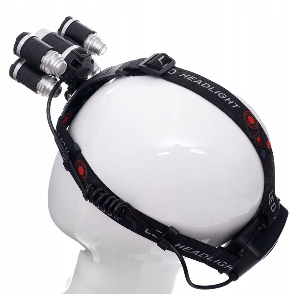 Lanterna cu LED fixare pe cap, 5 LED, reglaje multiple, POLSKI K1247, Poza5