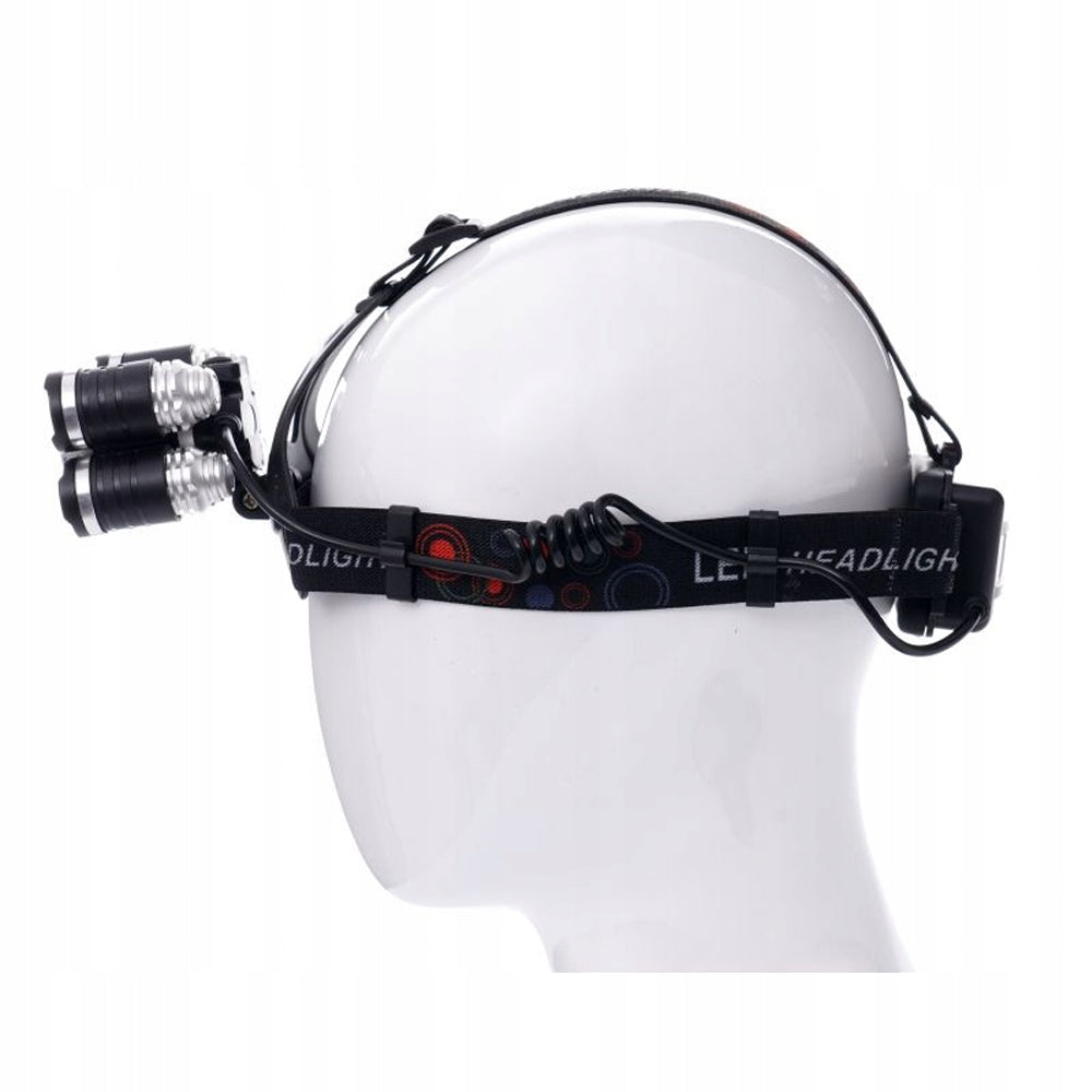 Lanterna cu LED fixare pe cap, 5 LED, reglaje multiple, POLSKI K1247, Poza3