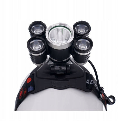 Lanterna cu LED fixare pe cap, 5 LED, reglaje multiple, POLSKI K1247, Poza7