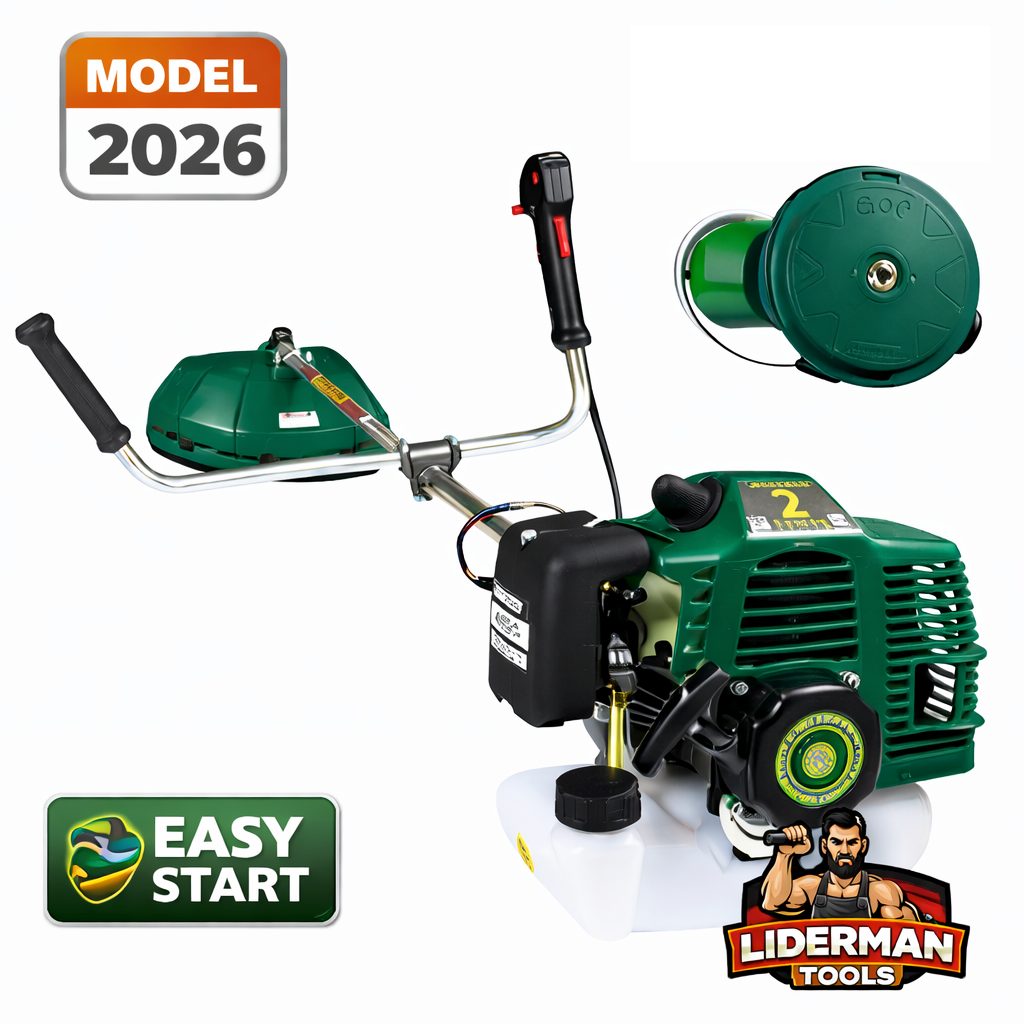 metman② Set Motocoasa LIDERMAN GTO6HP-BM-2T, GREEN-Racing, 9.7CP + Cap tip