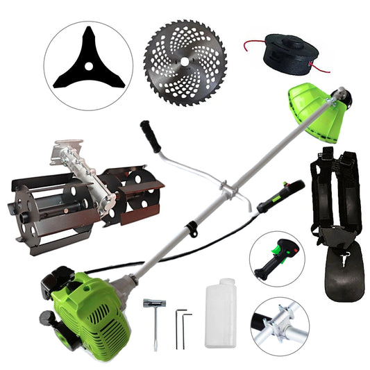 MOTOPRASITOARE de GRADINA pe benzina, NUOVO-VRD Green Fuel-Efficient 3.4CP, cu accesorii tuns iarba