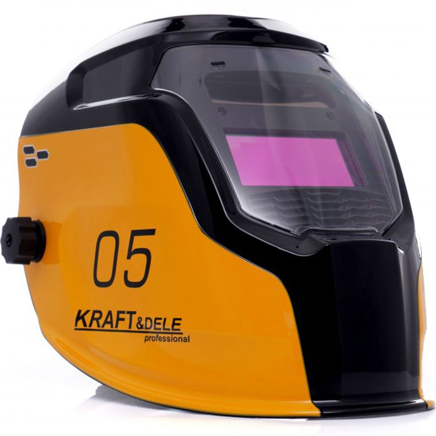 Masca de sudura automata reglabila, YELLOW, cu autointunecare, POLSKI K890, Poza3