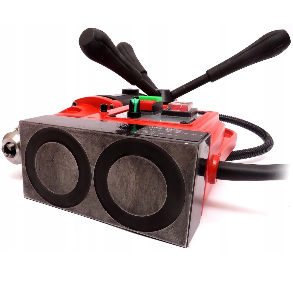 Masina de gaurit cu coloana, prindere magnetica, 1800W, 750RPM, mandrina pana la 16mm, POLSKI K1382, Poza3