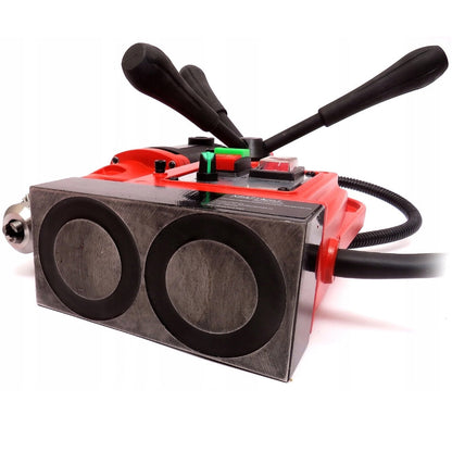 Masina de gaurit cu coloana, prindere magnetica, 1800W, 750RPM, mandrina pana la 16mm, POLSKI K1382, Poza3