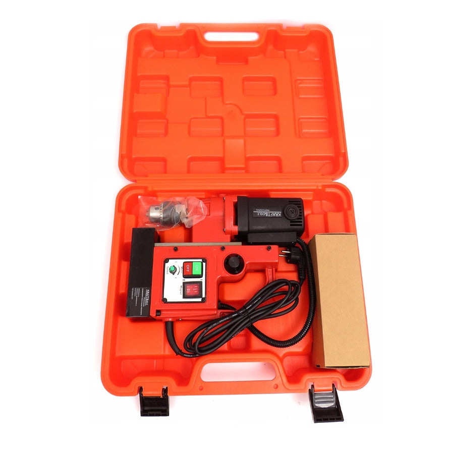 Masina de gaurit cu coloana, prindere magnetica, 1800W, 750RPM, mandrina pana la 16mm, POLSKI K1382, Poza9