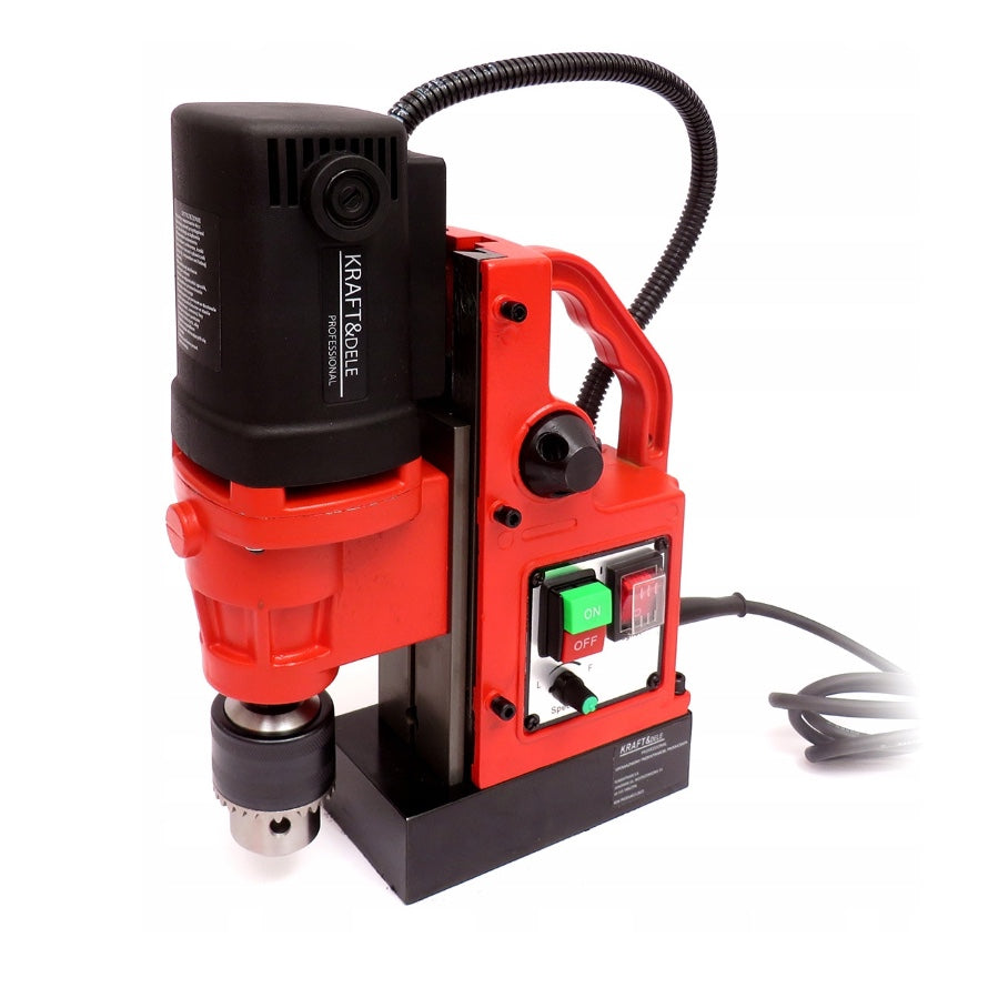 Masina de gaurit cu coloana, prindere magnetica, 1800W, 750RPM, mandrina pana la 16mm, POLSKI K1382, Poza2